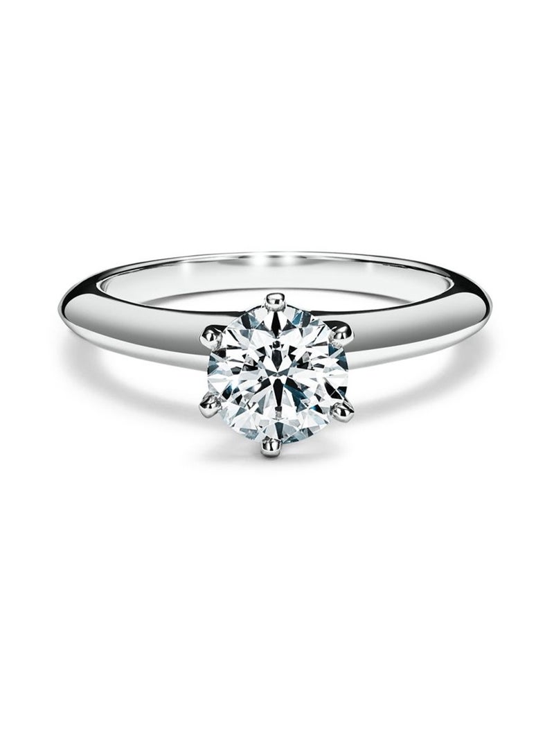 QUAINT 1 Carat Moissanite Classic Six-Prong Ring - Image 2